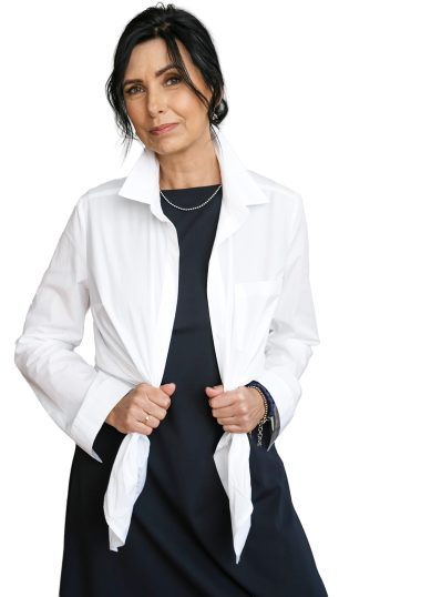 White Classic Shirt Blouse