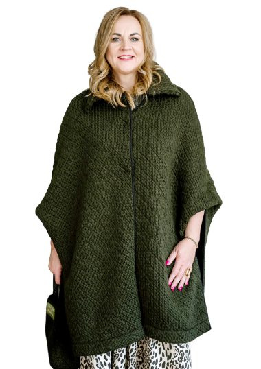 Dark Green Quilted Coat