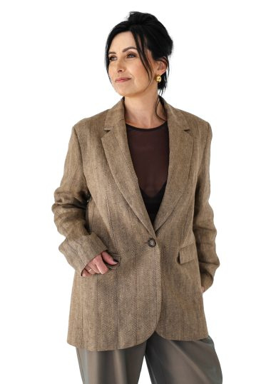 Wool Jacket with Silky Lining